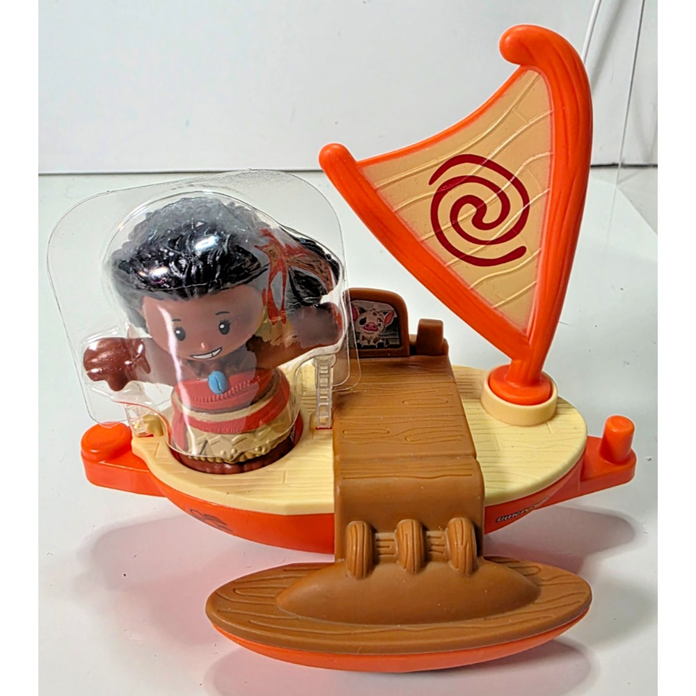 Fisher Price Little People Disney Princess Moana Parade Float & Figure Boat NWOT